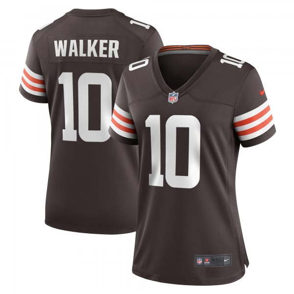 Women's Cleveland Browns Phillip Walker Nike  Brown Team Game Jersey