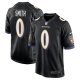 Men's Baltimore Ravens Roquan Smith Nike Black Team Game Jersey