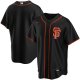 Men's Nike San Francisco Giants Blank Black Alternate 2020 MLB Jersey