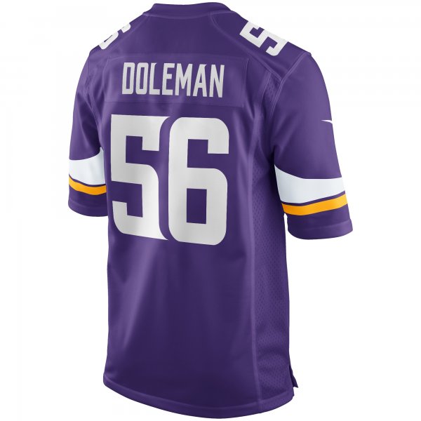 Men's Minnesota Vikings Chris Doleman Nike Purple Game Retired Player Jersey