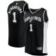 Men's San Antonio Spurs Victor Wembanyama Fanatics Black Big & Tall Fast Break Replica Jersey - Icon Edition