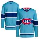 Men's Montreal Canadiens adidas Light Blue Reverse Retro 2.0 Blank Jersey