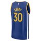 Men's Golden State Warriors Stephen Curry Fanatics Royal Fast Break Replica Jersey - Icon Edition