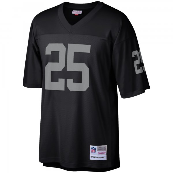 Men's Las Vegas Raiders Fred Biletnikoff Mitchell & Ness Black Retired Player Legacy Replica Jersey