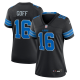 Women's Detroit Lions #16 Jared Goff Nike Black Alternate Limited Jersey