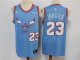 Men's Nike Chicago Bulls #23 Michael Jordan Light Blue City Edition 2019-2020 Swingman Jersey