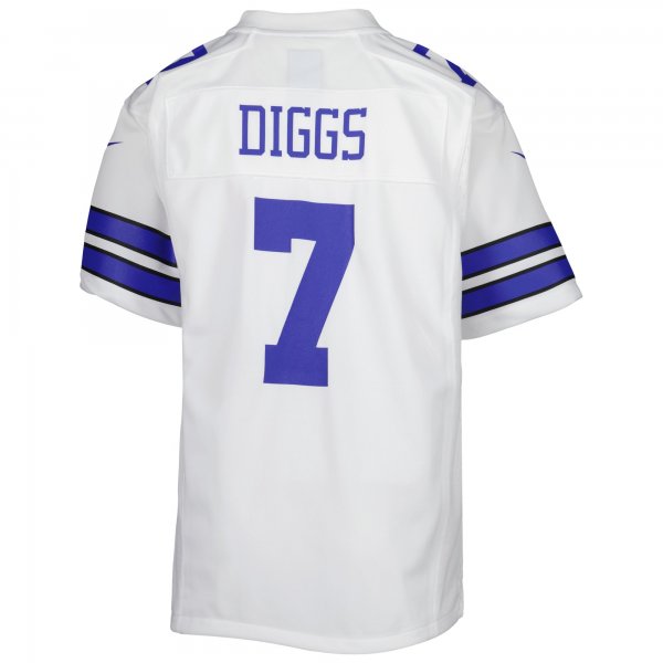 Youth Dallas Cowboys Trevon Diggs Nike White Game Jersey