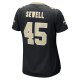 Women's New Orleans Saints Nephi Sewell Nike Black Game Player Jersey