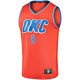 Men's Oklahoma City Thunder Jalen Williams Fanatics Orange Fast Break Replica Player Jersey - Statement Edition