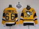 MitchellAndNess Pittsburgh Penguins #66 Mario Lemieux Yellow 2016 Stanley Cup Final Patch Stitched NHL Jersey