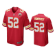 Men's Kansas City Chiefs #52 Creed Humphrey Red Game Jersey