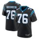 Men's Carolina Panthers Calvin Throckmorton Nike  Black Team Game Jersey