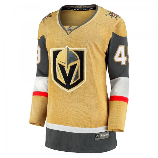 Women's Vegas Golden Knights Ivan Barbashev Fanatics Gold Home Breakaway Jersey