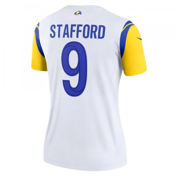 Women's Los Angeles Rams Matthew Stafford Nike White Legend Jersey