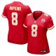 Women's #8 Nike DeAndre Hopkins Red Kansas City Chiefs Player Game Jersey