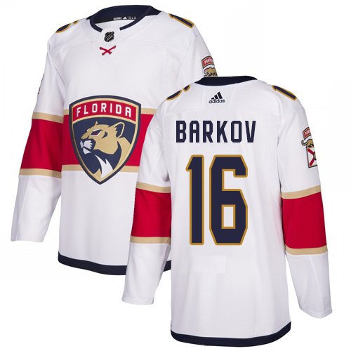 Adidas Florida Panthers #16 Aleksander Barkov White Road Stitched Youth NHL Jersey