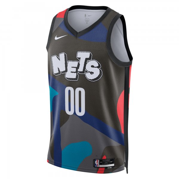 Unisex Brooklyn Nets  Nike Black 2023/24 Custom Swingman Jersey - City Edition