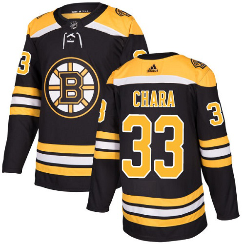 Adidas Boston Bruins #33 Zdeno Chara Black Home Stitched NHL Jersey