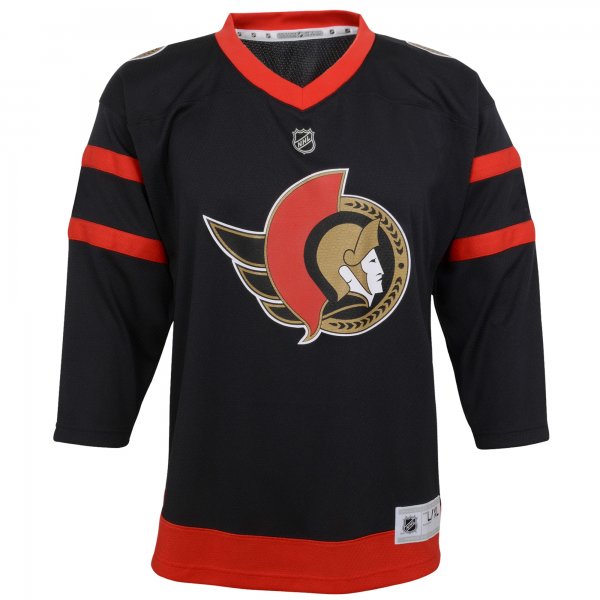 Youth Ottawa Senators Black Home Replica Blank Jersey