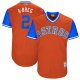 Houston Astros #2 Alex Bregman Orange "A-Breg" Players Weekend Stitched MLB Jersey