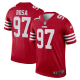 Men's San Francisco 49ers Nick Bosa Nike Scarlet Legend Jersey-(2022 New Style)