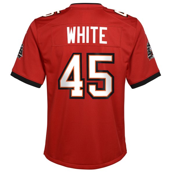 Youth Tampa Bay Buccaneers Devin White Nike Red Game Jersey