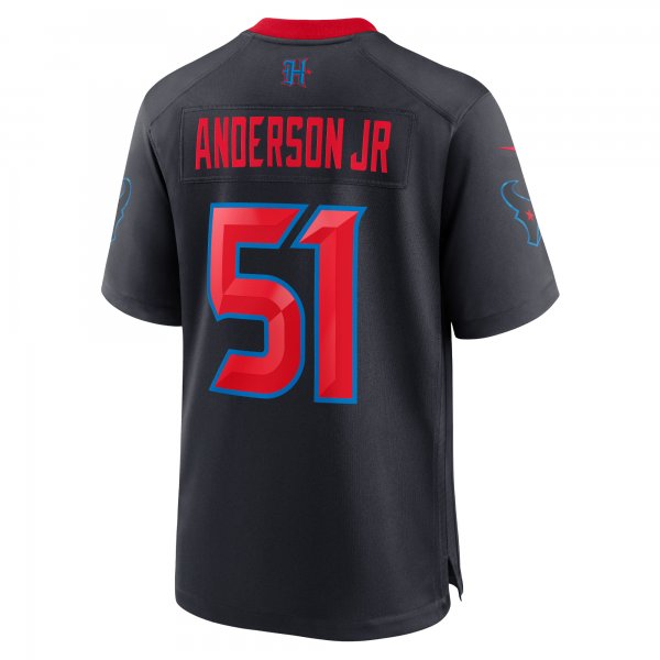 Men's Houston Texans Will Anderson Jr. Nike Navy 2nd Alternate Game Jersey