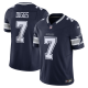 Men's Dallas Cowboys #7 Trevon Diggs Nike Navy Vapor F.U.S.E. Limited Jersey