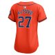 Women's Houston Astros Jose Altuve Nike Orange Alternate Limited Player Jersey