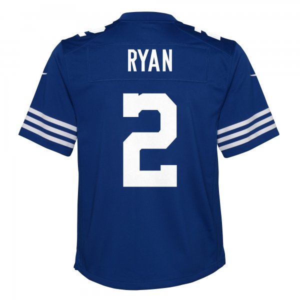 Youth Indianapolis Colts Matt Ryan Nike Royal Alternate Game Jersey