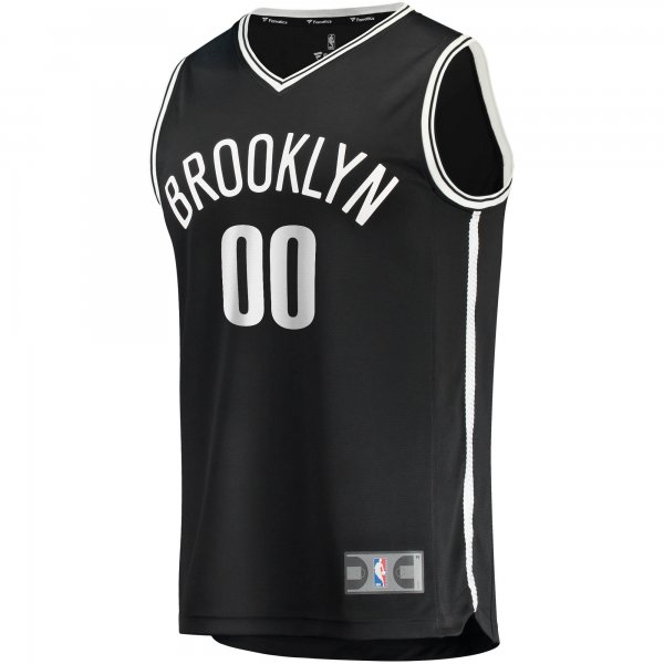 Men's Brooklyn Nets Fanatics Black Fast Break Custom Replica Jersey - Icon Edition