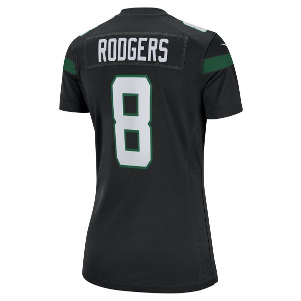 Women's New York Jets Aaron Rodgers Nike Black Player Jersey