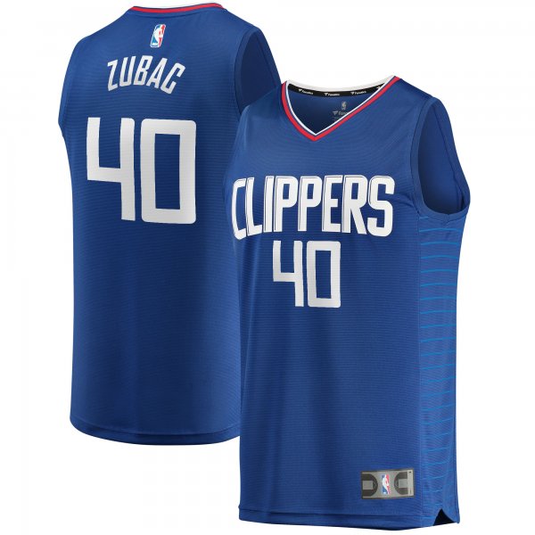 Men's LA Clippers Ivica Zubac Fanatics Royal Fast Break Replica Jersey - Icon Edition