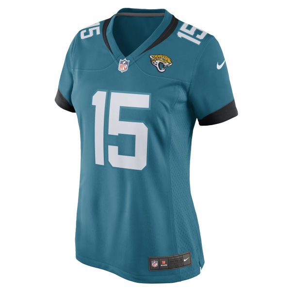 Women's Jacksonville Jaguars Tim Jones Nike Teal Game Player Jersey