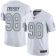 Las Vegas Raiders #98 Maxx Crosby White Men's Stitched NFL Limited Rush Jersey