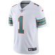 Men's Miami Dolphins Tua Tagovailoa Nike White 2nd Alternate Vapor Limited Jersey