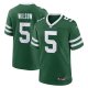 Men's New York Jets Garrett Wilson Nike Legacy Green Game Jersey