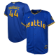 Youth Seattle Mariners #44 Julio Rodriguez Nike Royal 2023 City Connect Cool Base Player Jersey