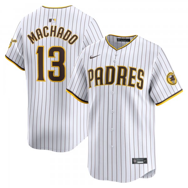 Men's San Diego Padres Manny Machado Nike White Home Limited Player Jersey