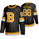 Men's Adidas Boston Bruins #88 David Pastrnak Black NHL 2019-20 Third Jersey