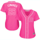 New York Yankees #26 DJ LeMahieu Pink Fashion Women's Stitched MLB Jersey