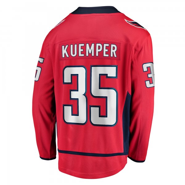 Men's Washington Capitals Darcy Kuemper Fanatics Red Home Breakaway Player Jersey