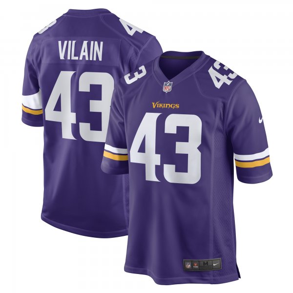 Men's Minnesota Vikings Luiji Vilain Nike Purple Game Player Jersey