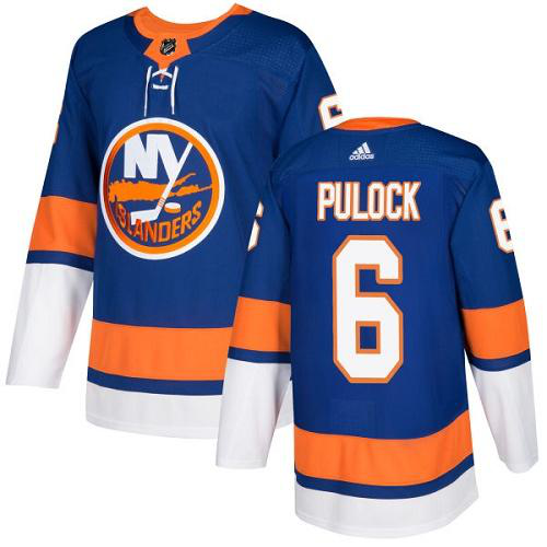 Adidas New York Islanders #6 Ryan Pulock Royal Blue Home Stitched NHL Jersey