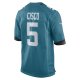 Men's Jacksonville Jaguars Andre Cisco Nike Teal Game Player Jersey