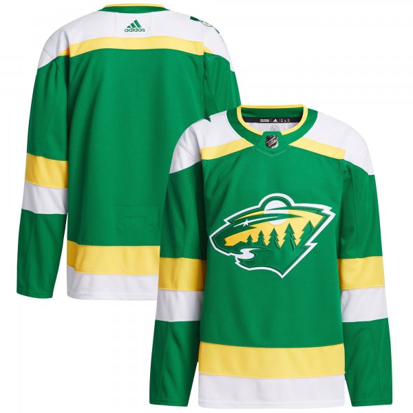 Men's Minnesota Wild adidas Green 2023/24 Alternate Primegreen Jersey