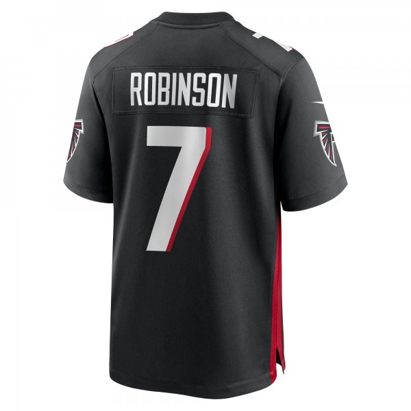 Men's Atlanta Falcons Bijan Robinson Nike Black 2023 NFL Draft First Round Pick Game Jersey