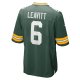 Men's Green Bay Packers Dallin Leavitt Nike Green Game Player Jersey