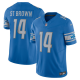 Men's Detroit Lions #14 Amon-Ra St. Brown Nike Blue Vapor F.U.S.E. Limited NFL Jersey