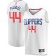 Men's LA Clippers Mason Plumlee Fanatics White Fast Break Player Jersey - Association Edition